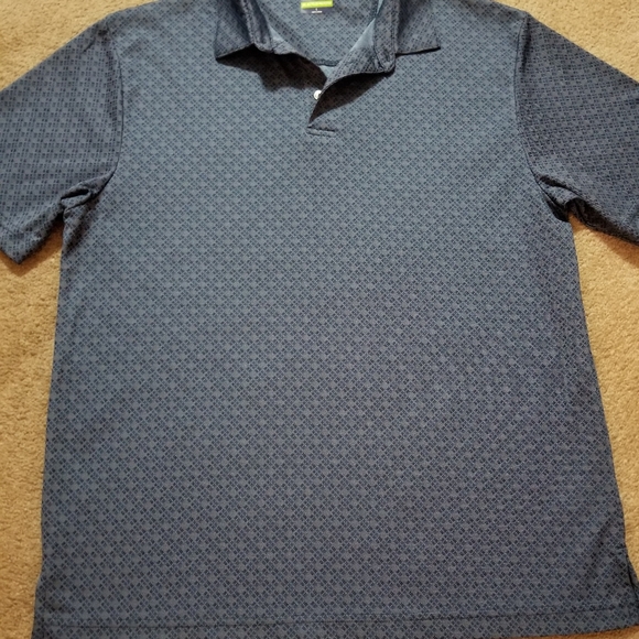 SOLD-2 BEN HOGAN Mens Blue Polo Dress Shirts Bundle/Lot-L - Picture 4 of 7